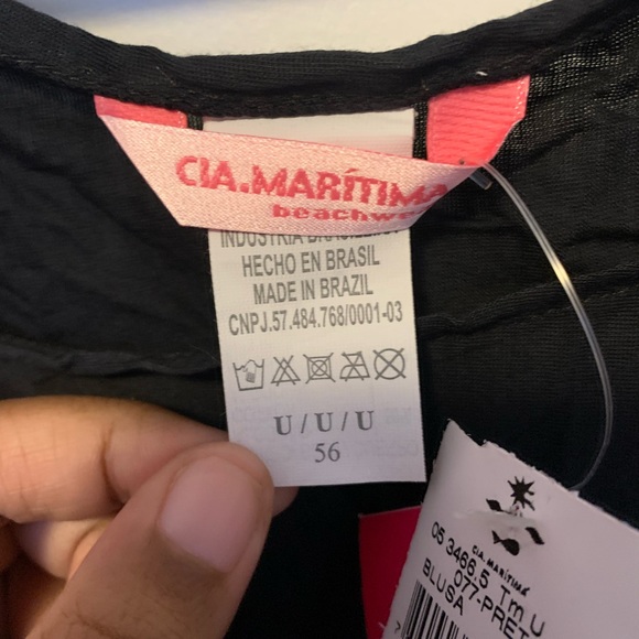 NWT Cia Maritima Beachwear Cover Up - Picture 2 of 4